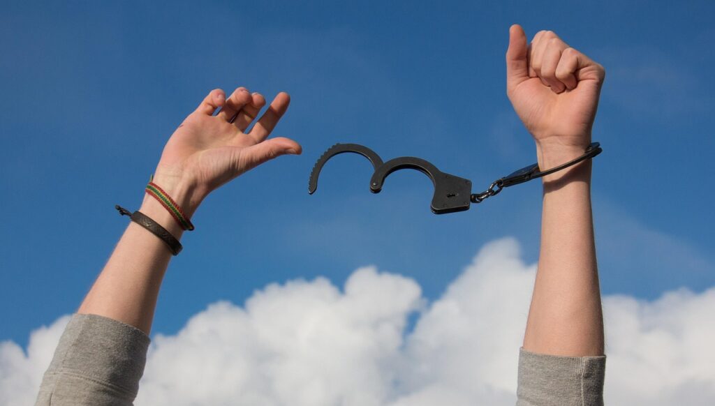 freedom, sky, hands, handcuffs, clouds, man, thief, hiv, aids, liberation, hope, a man in handcuffs, hands in handcuffs, hands on the sky background, olimpijka, thief in handcuffs, nature, happiness, relief, addiction, drug dependence, freedom from drugs, drug addiction, alcoholic, dependent